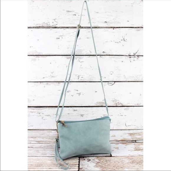 1 LEFT faux leather Crossbody clutch - Picture 2 of 3